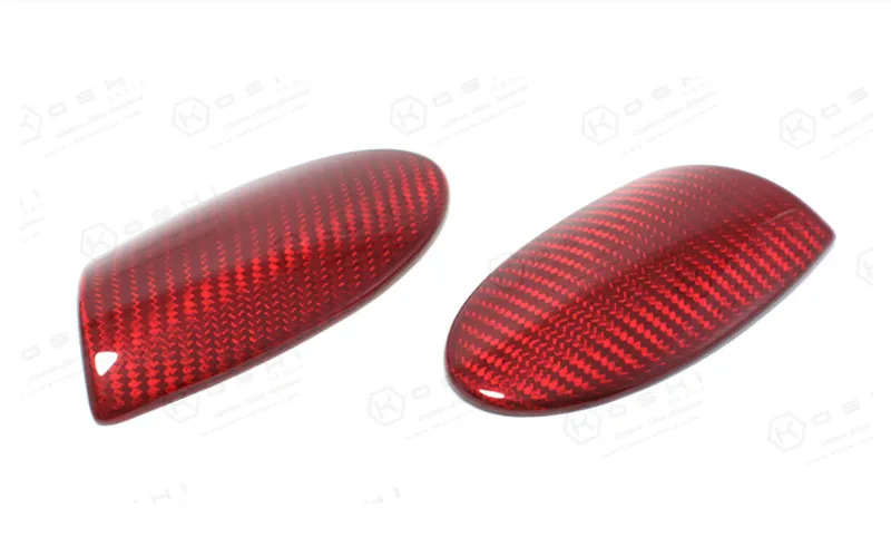 Alfa Romeo 4C Carbon Fiber Exterior Door Handle Trim Set - Red Candy